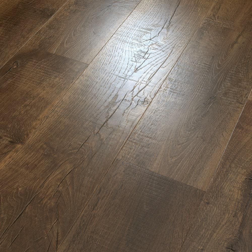Pergo Outlast+ Cocoa Walters Oak 12 mm T x 7.4 in. W Waterproof Laminate Wood Flooring (19.63 sq. ft./case)