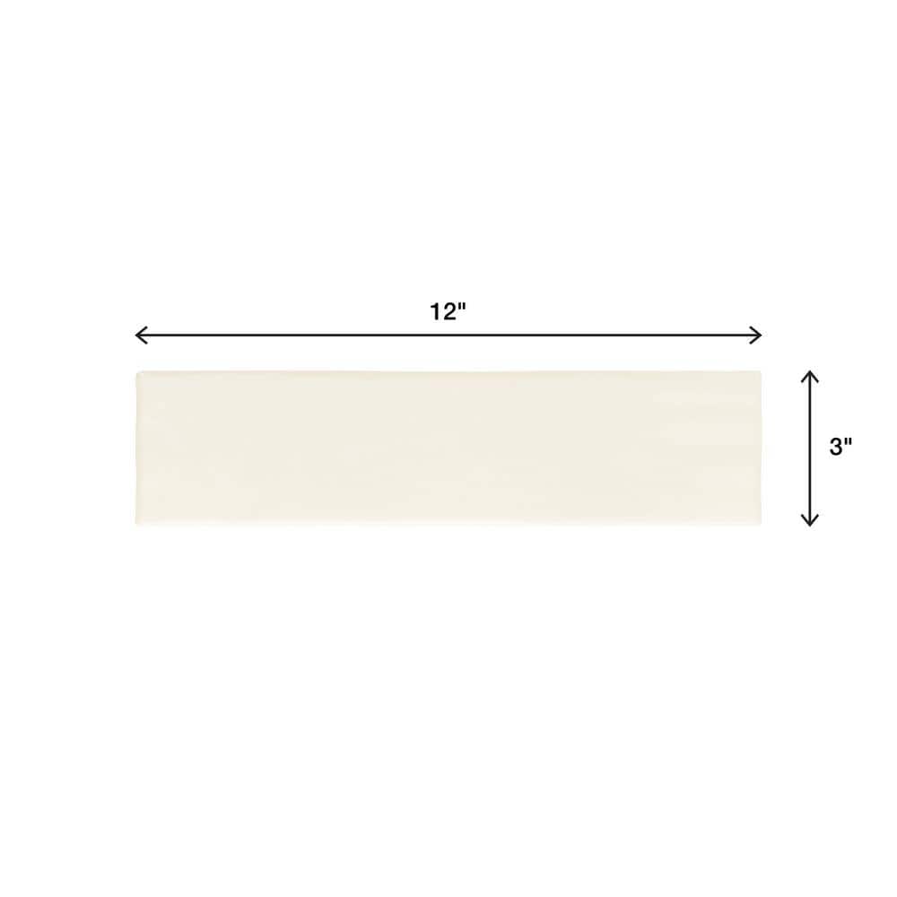 Daltile Artcrafted Coconut 3 in. x 12 in. Glazed Ceramic Wall Tile (10.12 sq. ft./case)