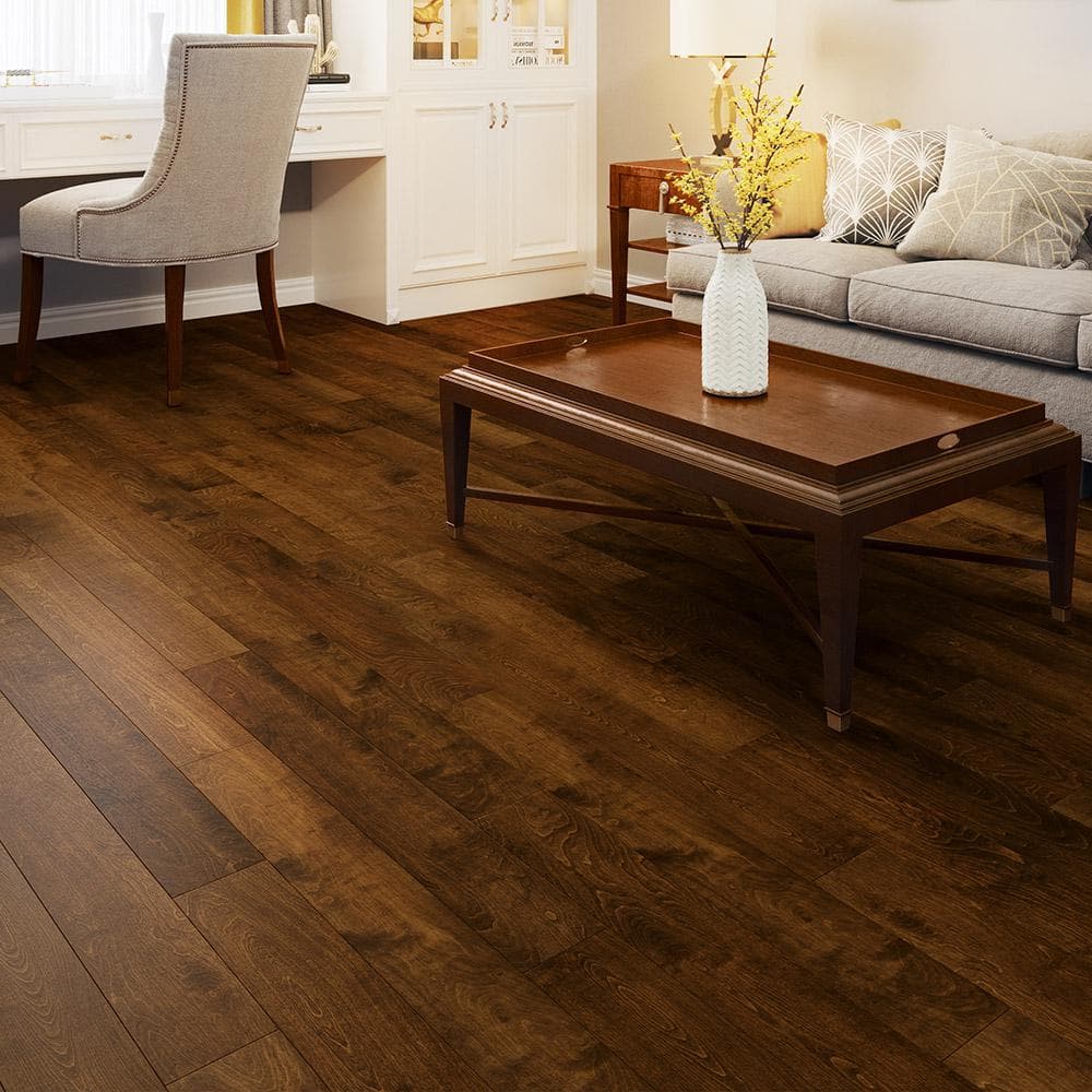 HOMELEGEND Coffee Birch 3/8 in. T x 6.5 in. W Engineered Hardwood Flooring (25.7 sqft/case)