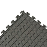 Norsk Multi-Purpose 18.3 in. x 18.3 in. Dove Gray PVC Garage Flooring Tile with Raised Coin Pattern (6-Pieces)
