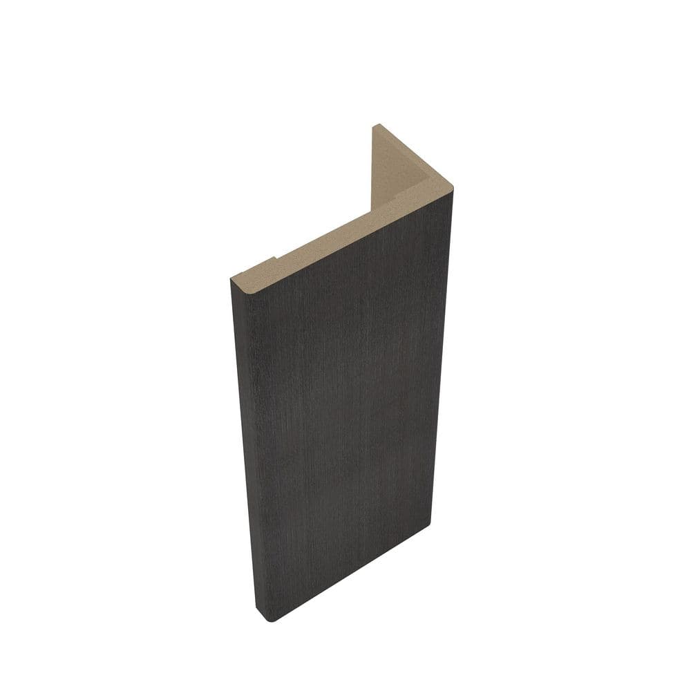 Belldinni 11/16 in. D x 3-1/2 in. W x 85-1/2 in. L MDF Interior Set of Casings for Double Swing Door Black Apricot (6-Piece Kit)