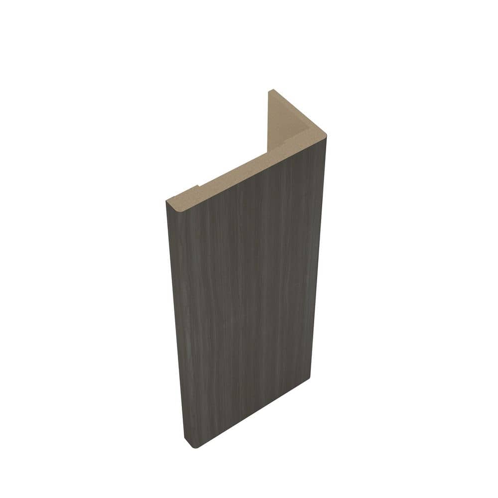 Belldinni 11/16 in. D x 3-1/2 in. W x 85-1/2 in. L MDF Interior Set of Casings for Double Swing Door Gray Oak (6-Piece Kit)