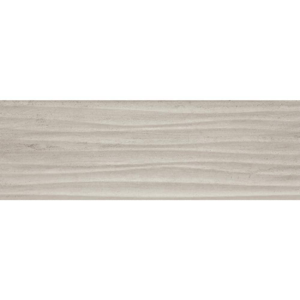 Daltile Articulo Column Grey 6 in. x 18 in. Glazed Ceramic Wavy Wall Tile (11.25 sq. ft./case)