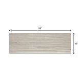 Daltile Articulo Column Grey 6 in. x 18 in. Glazed Ceramic Wavy Wall Tile (11.25 sq. ft./case)
