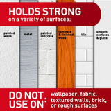 3M Command Large Picture Hanging Strips, White, 6 Pairs (Holds up to 16 lbs)