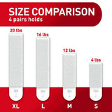 3M Command Large Picture Hanging Strips, White, 6 Pairs (Holds up to 16 lbs)