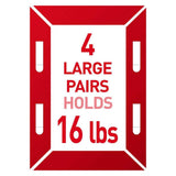 3M Command Large Picture Hanging Strips, White, 6 Pairs (Holds up to 16 lbs)