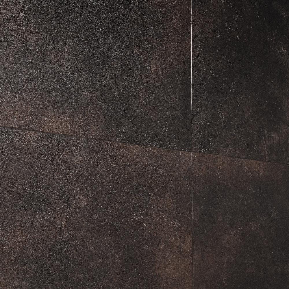 Ivy Hill Tile Duren 28mil Concreto Obsidian 18 in. x 36 in. Glue Down Luxury Vinyl Tile Flooring (36 sq. ft.)