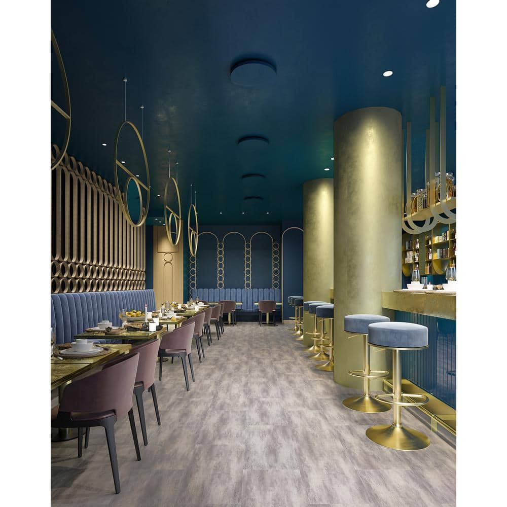 Ivy Hill Tile Duren 28mil Riverstone Camel 18 in. x 36 in. Glue Down Luxury Vinyl Tile Flooring (36 sq. ft.)