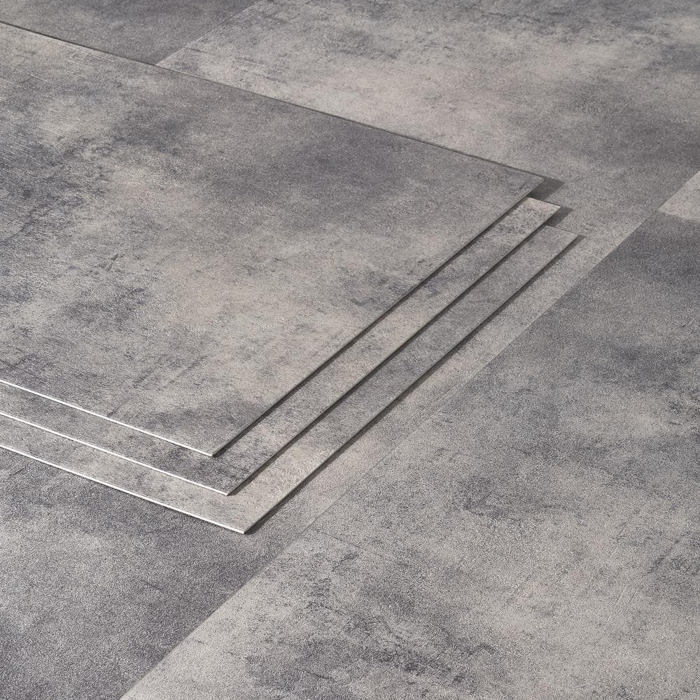 Ivy Hill Tile Duren 28mil Riverstone Camel 18 in. x 36 in. Glue Down Luxury Vinyl Tile Flooring (36 sq. ft.)