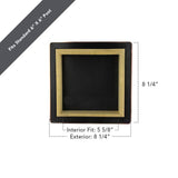 6 in. x 6 in. Verona Copper High Point Pyramid Post Cap