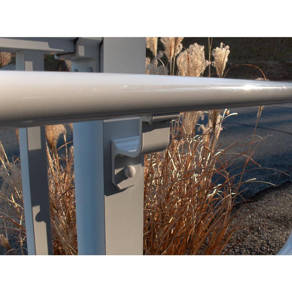 EZ Handrail 3 ft. Copper Vein Aluminum Round Straight Handrail Kit