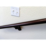 EZ Handrail 3 ft. Copper Vein Aluminum Round with Curved Ends Handrail Kit