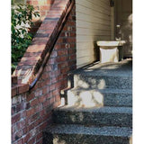 EZ Handrail 3 ft. Copper Vein Aluminum Round with Curved Ends Handrail Kit