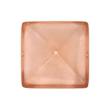 Protectyte 4 in. x 4 in. Copper Pyramid Slip Over Fence Post Cap (For Rough Cut Post)