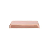 Protectyte 8 in. x 8 in. Copper Flat Top Slip Over Fence Post Cap with 3/4 in. Lip and Screws