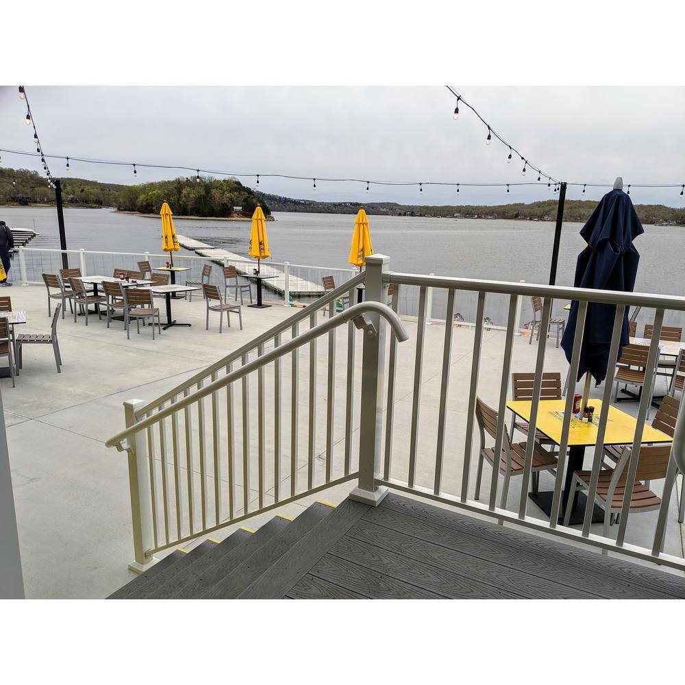 EZ Handrail Copper Vein Aluminum 90 Degree Radius Hand Rail Elbow