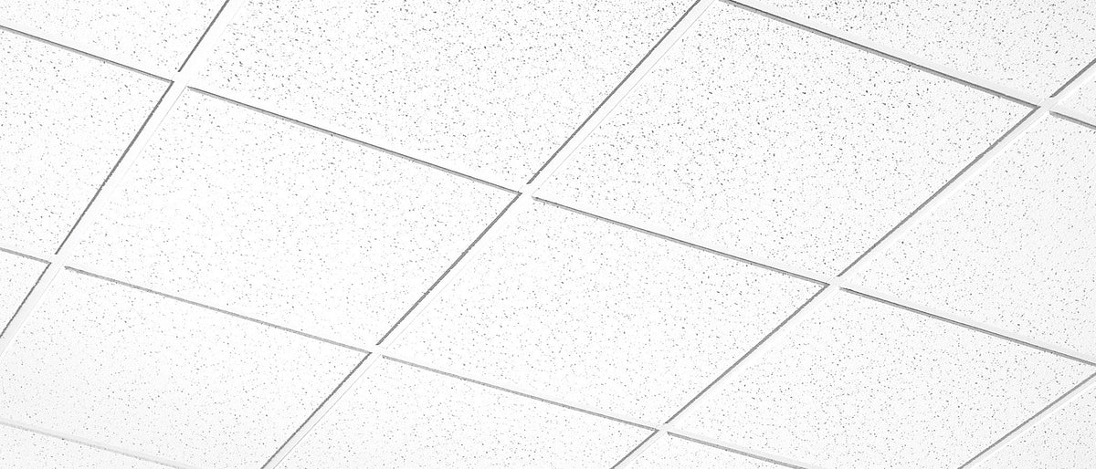 Armstrong Ceilings 48-in x 24-in Cortega 10-Pack White Patterned 9/16-in Drop Acoustic Panel Ceiling Tiles