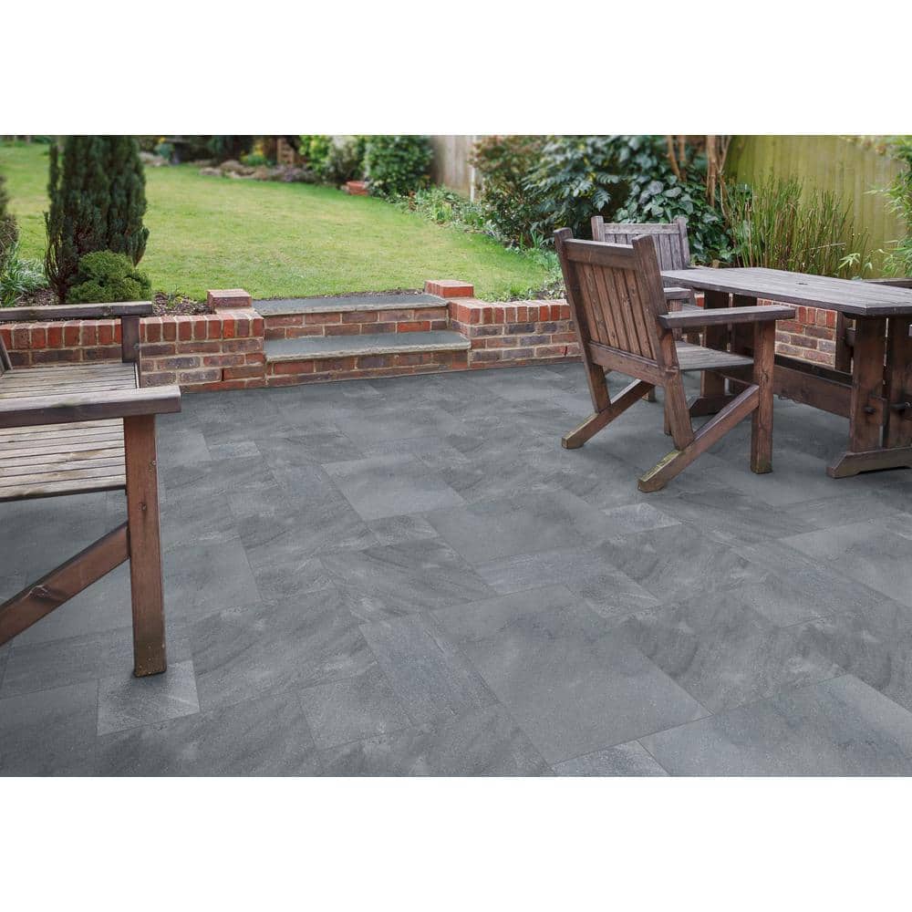 MSI Cosmic Black Sandblast Marble 10 Piece Paver Tile Kit (10 Kits/160 Sq. ft./Pallet)