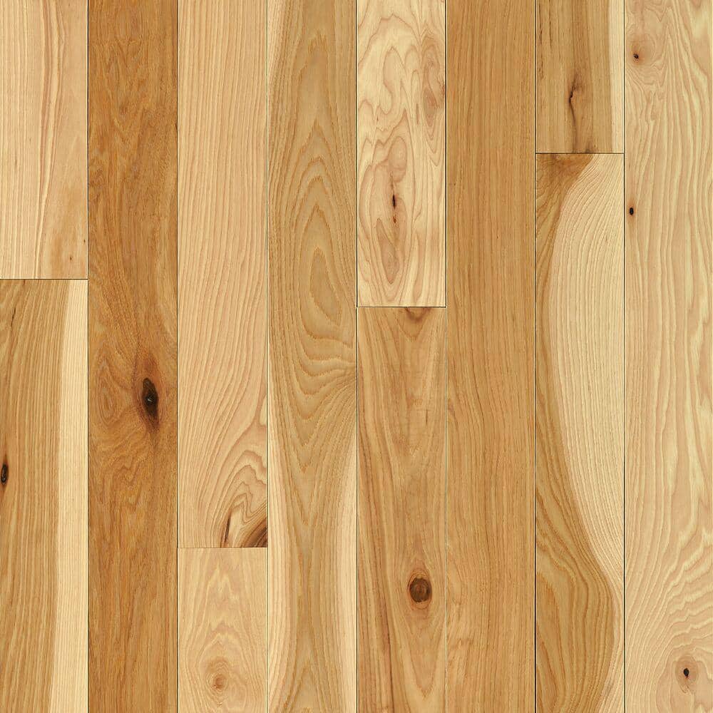 Bruce American Treasure Country Natural Hickory 3/4 in. T x 3-1/4 in. W Smooth Solid Hardwood Flooring (22 sq.ft./ctn)