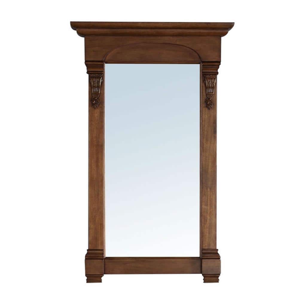 James Martin Vanities Brookfield 26" x 42" Rectangular Bathroom Vanity Mirror in Country Oak
