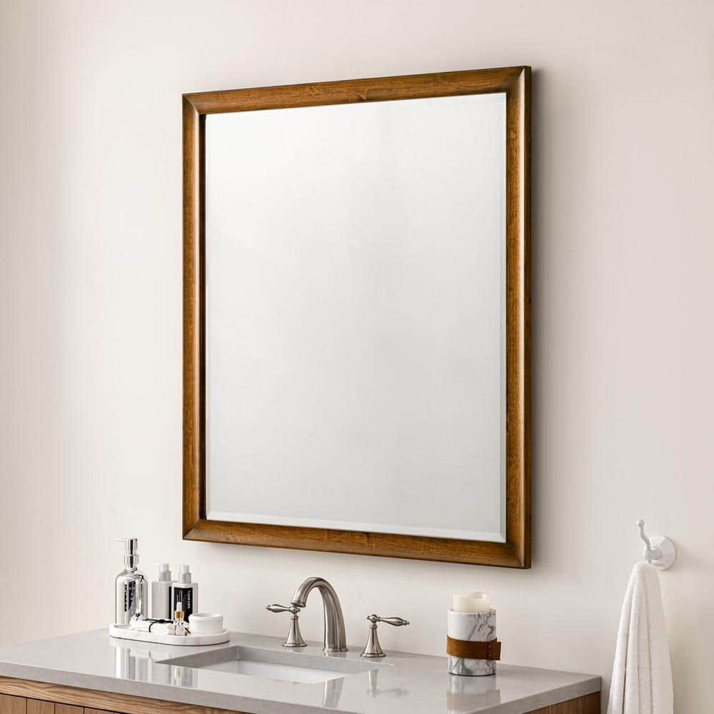 James Martin Vanities Glenbrook 36" x 40" Rectangular Vanity Mirror in Country Oak
