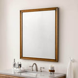 James Martin Vanities Glenbrook 36" x 40" Rectangular Vanity Mirror in Country Oak