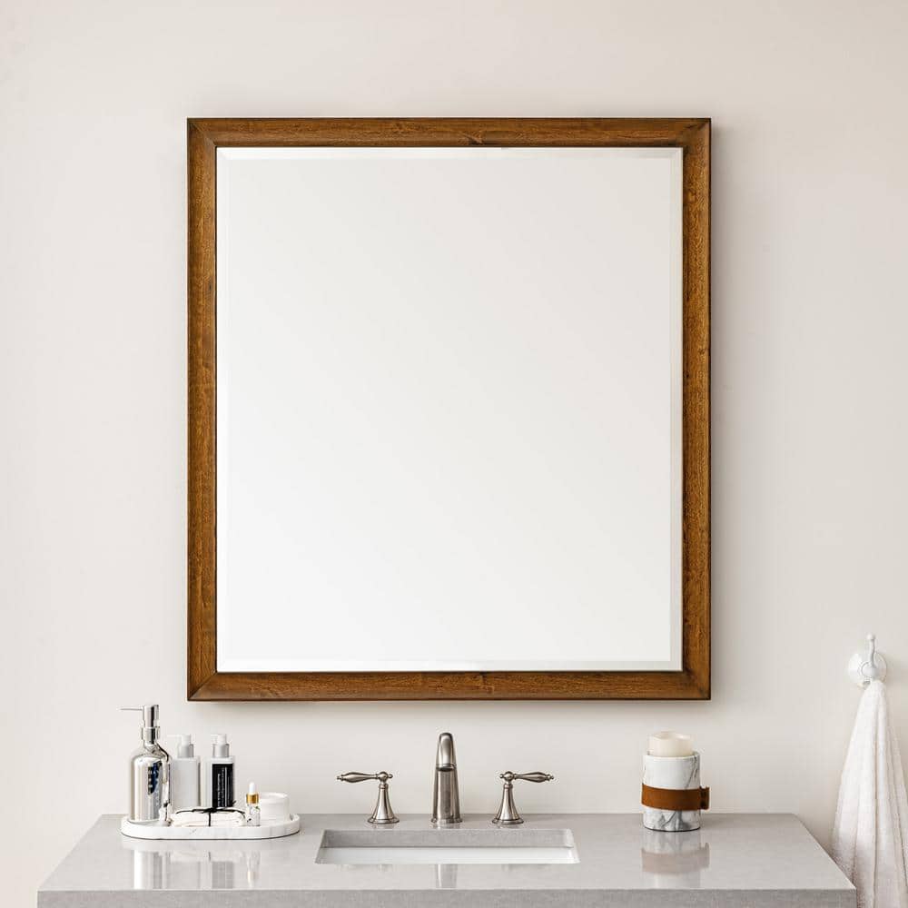James Martin Vanities Glenbrook 36" x 40" Rectangular Vanity Mirror in Country Oak
