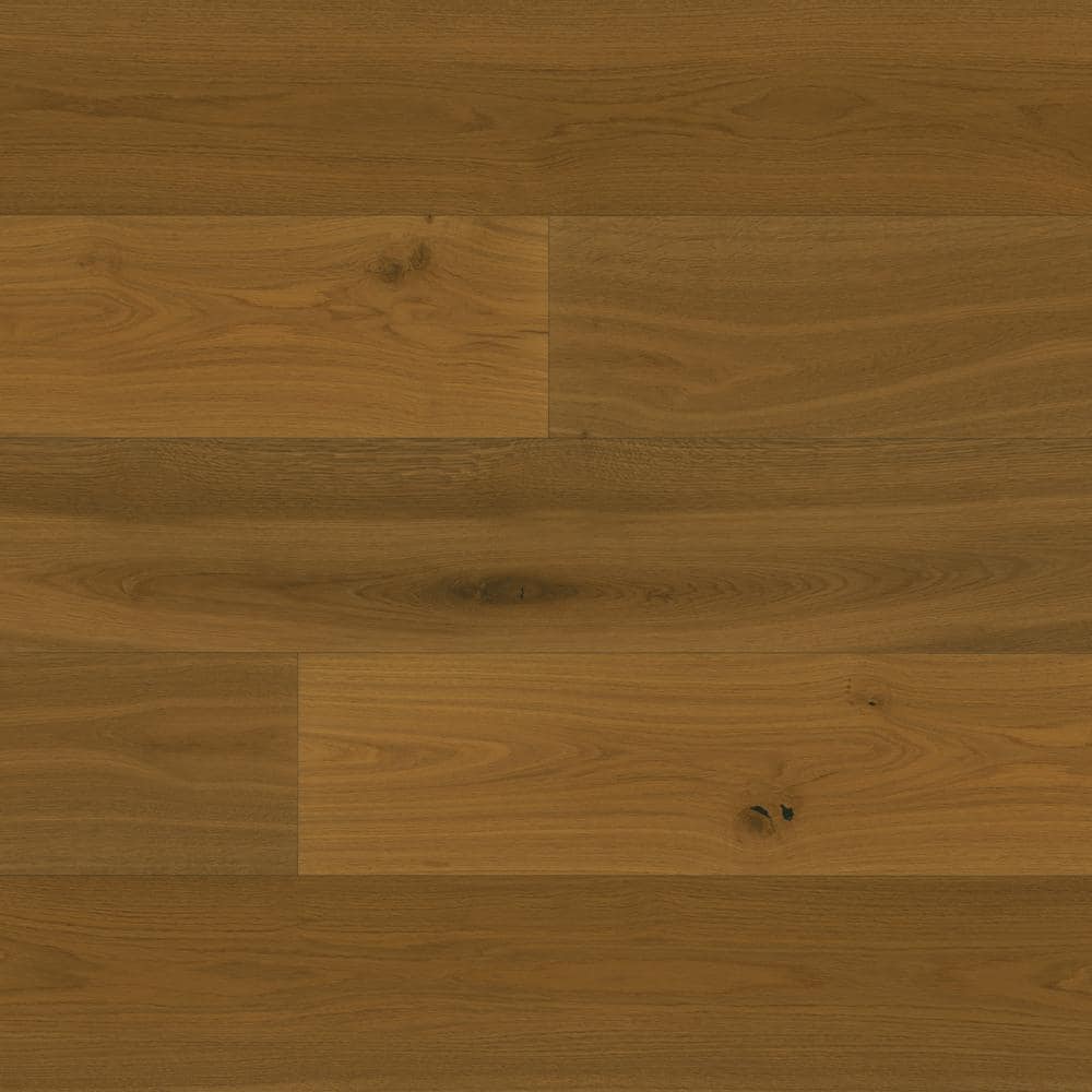 Bedrosians Laguna French Oak Cove 0.16 in. T x 9.5 in. W Click-Lock Wire Brushed Engineered Hardwood Flooring (28.41 sq. ft./ctn)
