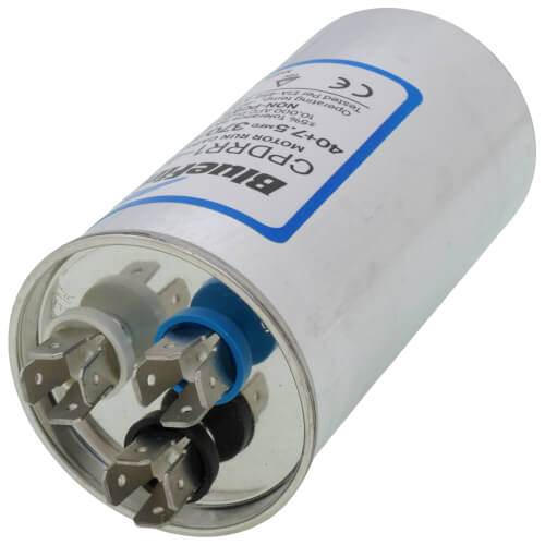 Bluefin CPDRR1-4075 capacitor - detail view (Product Type: Capacitor; Voltage: 440/370V)