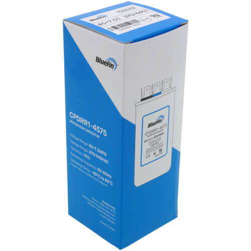 Bluefin CPDRR1-4575 capacitor - alternate view (Product Type: Capacitor; Voltage: 440/370V)