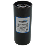 Bluefin CPSR3-216 capacitor - front view (Voltage: 220-250V; MFD: 216-259)