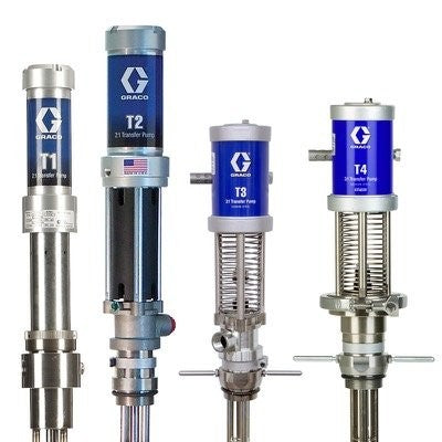 Graco 295616 T2 Stainless Steel Supply/Transfer Piston Pump, 2:1 Ratio, 5 GPM, 405 psi
