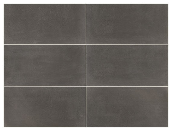 Moroccan Concrete Charcoal 8 in. x 9 in. Glazed Porcelain Hexagon Floor and Wall Tile (9.37 sq. ft./Case)