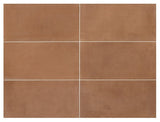 Moroccan Concrete Terra Cotta 8 in. x 9 in. Glazed Porcelain Hexagon Floor and Wall Tile (9.37 sq. ft./Case)