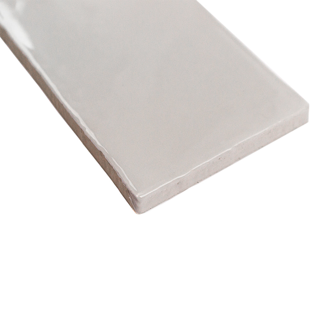 Lancaster Dove Gray 3x12 Polished Ceramic Wall Tile