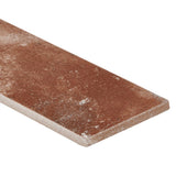 Brick Rustico Rosso Red Matte Porcelain Subway Tile 3x12