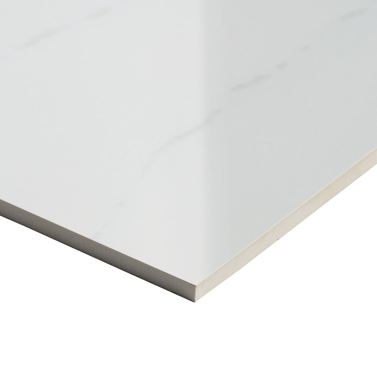 Fortunato Amani Gray and Calacatta White 12x12 Polished Porcelain Checkerboard Tile