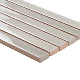 Kanbina Sage Gray 5x18 Glossy Ceramic Mosaic Tile
