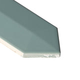 Kent Jade Green 3D Picket Polished Ceramic Wall Tile - Lux Tile