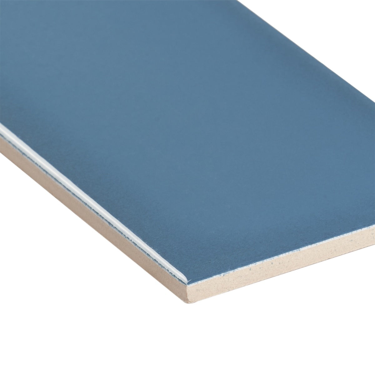 Park Hill Blue 4x12 Polished Porcelain Subway Tile by Lux Tile