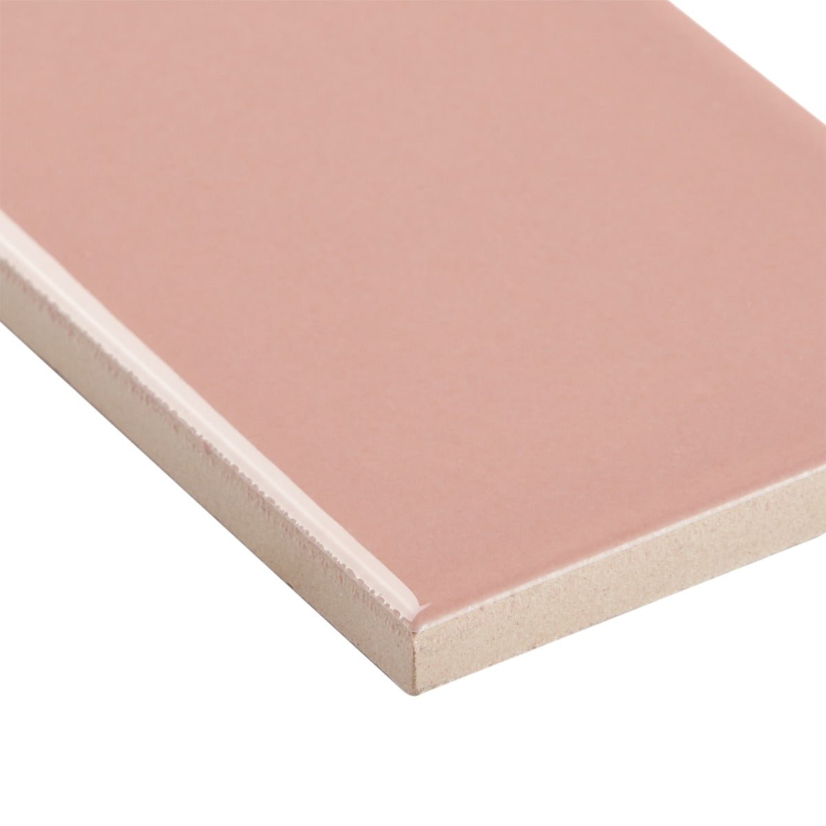 Park Hill Pink 3x6 Polished Porcelain Subway Tile for Walls