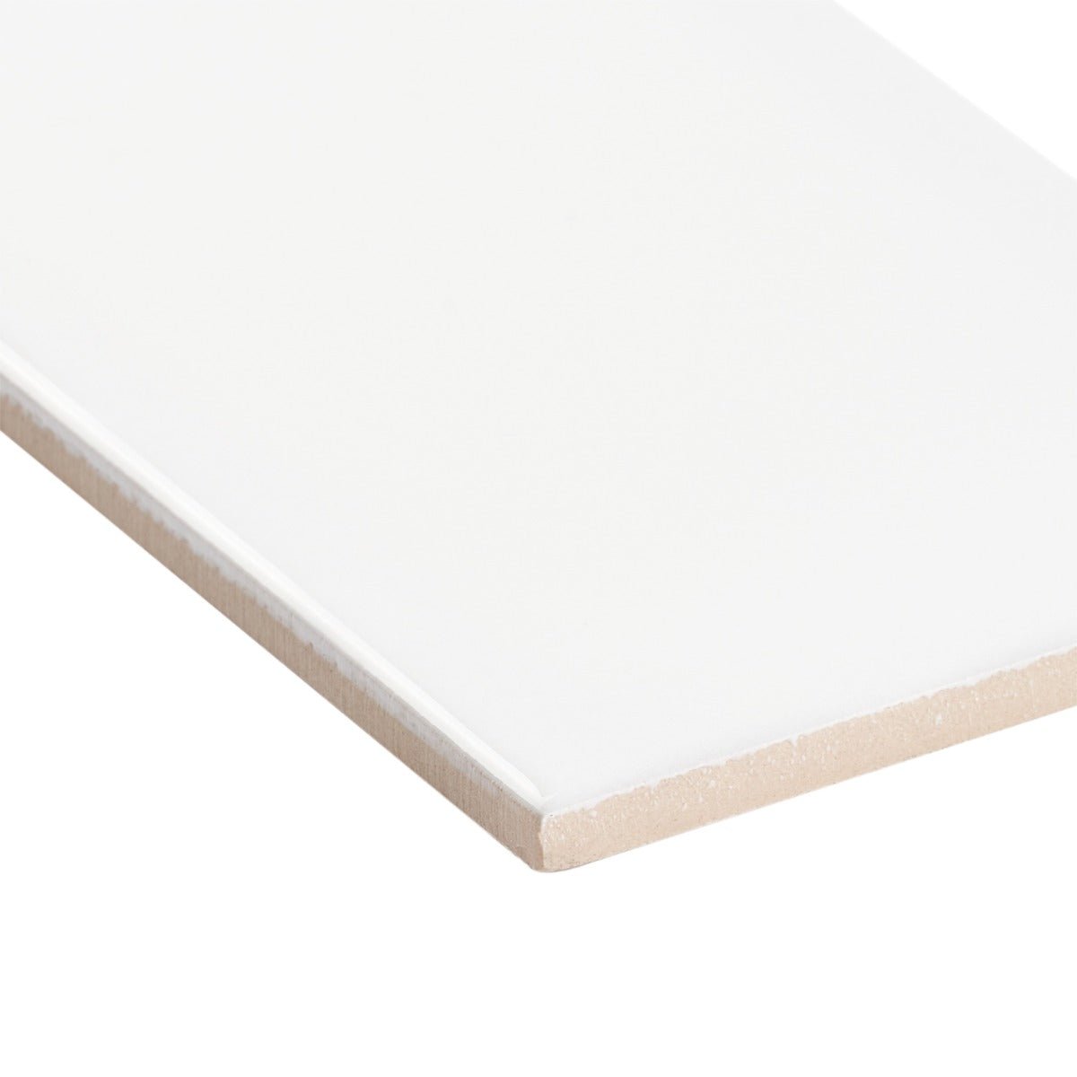 Park Hill White 4x12 Polished Porcelain Subway Tile - Tilebar