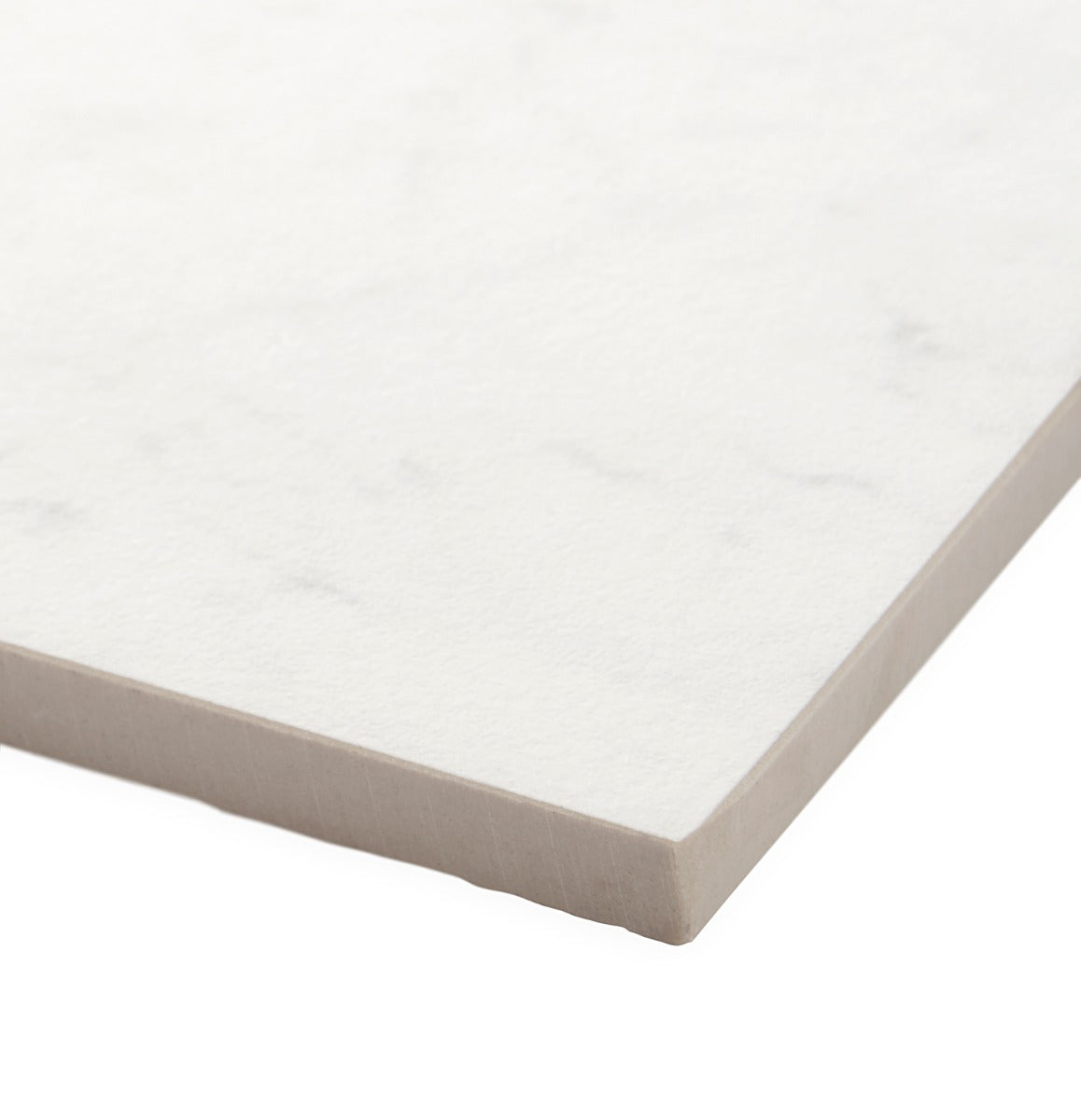 Lux Tile Bianco Gioia 6x6 Matte Porcelain Tile - Marble Look