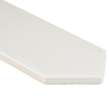 Tehama Crackled White 3x12 Ceramic Tile - Lux Tile