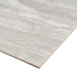 Basic Travertine Silver 24x48 Matte Porcelain Tile - Lux Tile