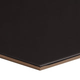SymetroHex Black Matte Porcelain Tile - 10" Hexagon