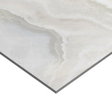 Lux Tile Jewel Onyx White 24x48 Polished Porcelain Tile
