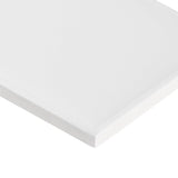 Stacy Garcia Maddox Frame White 4x8 Matte Ceramic Subway Tile