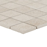 Bronx Sand Beige 2x2 Matte Porcelain Mosaic Tile - Durable and Stylish
